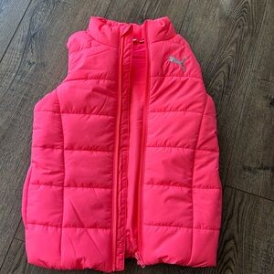 Puma Vibrant Pink Quilted Vest